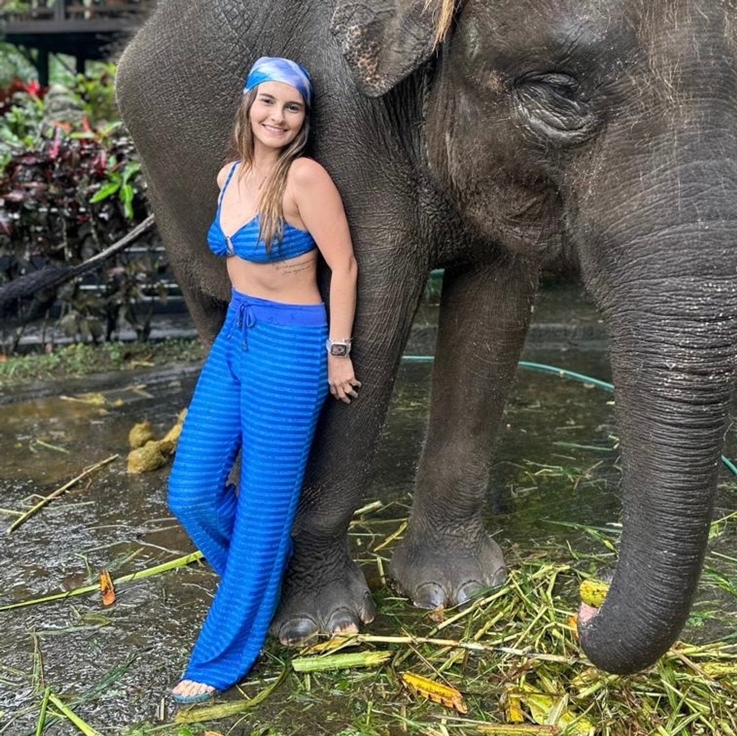 BEACH PANTS TAILANA - BLUE