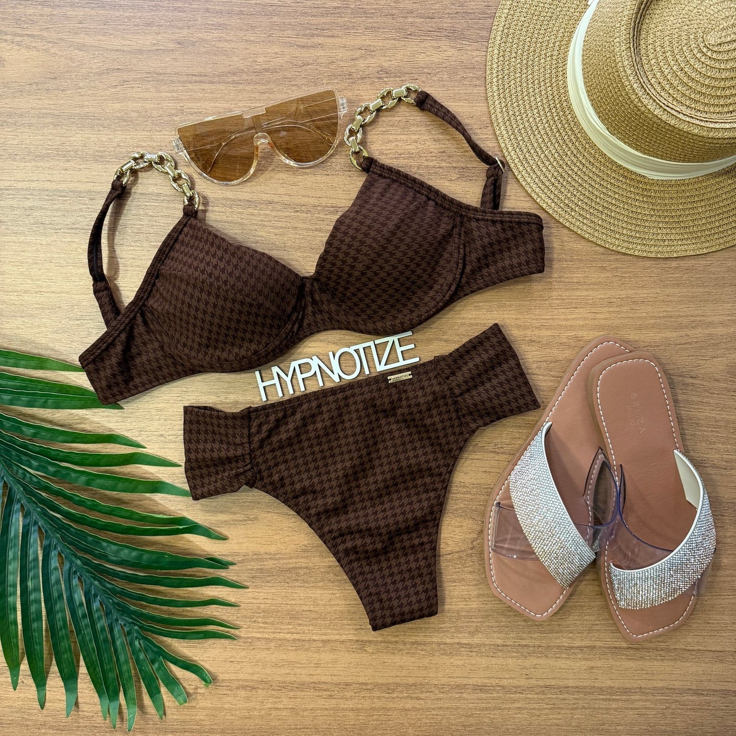 BIKINI CLAUDIANE - BROWN