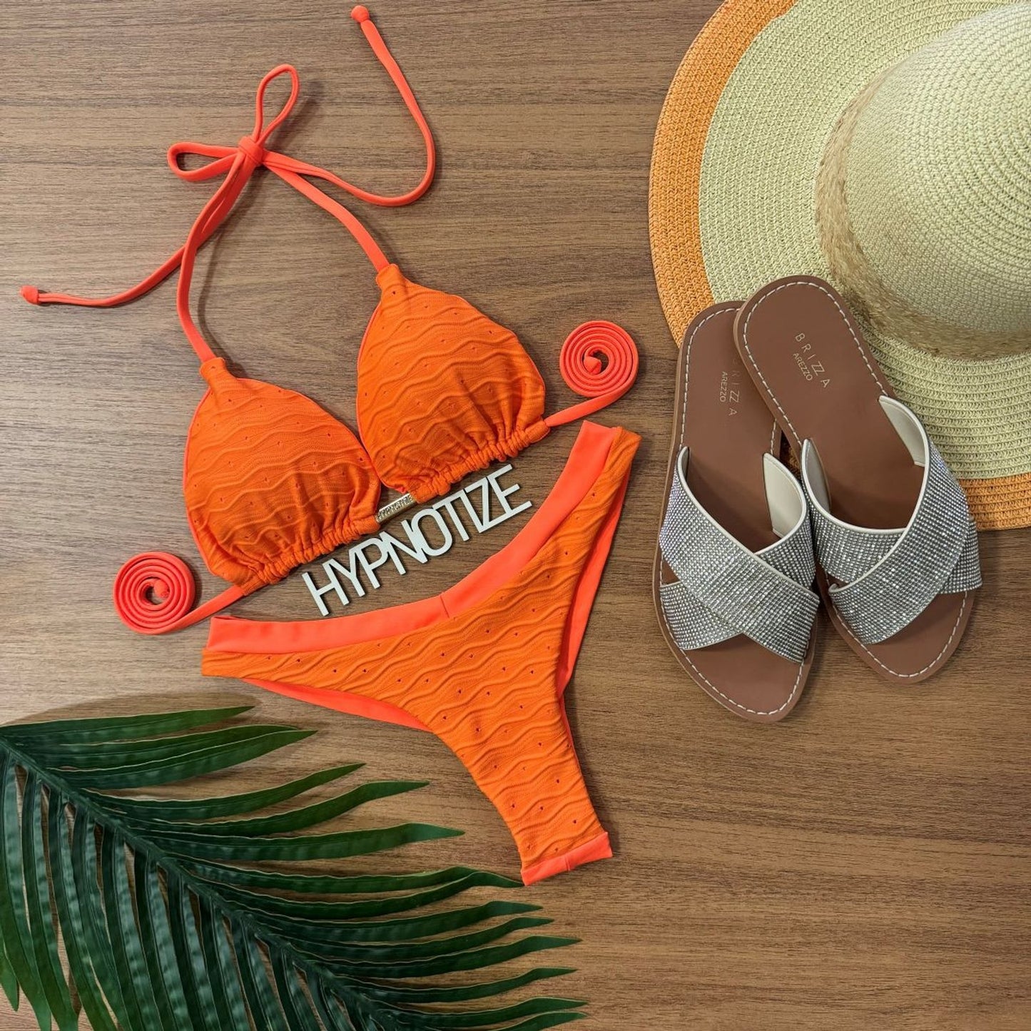 BIKINI ANDRIELI - BRODERI ORANGE