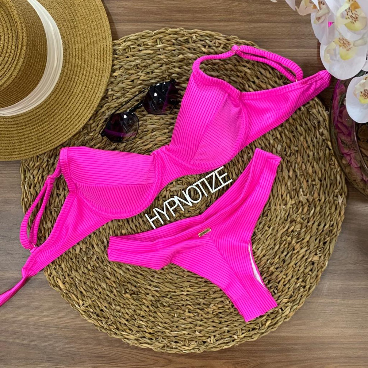 BIKINI CATIELE - RIBBED LUREX SHOCK