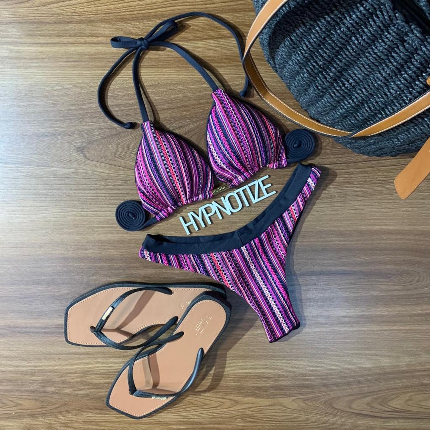 BIKINI ANDRIELI - PURPLE CROCHET