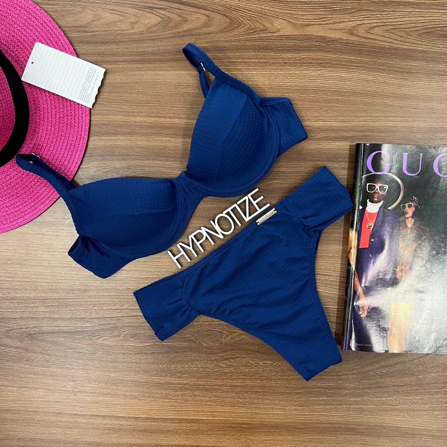 BIKINI CLAUDIA - PESPONTO NAVY BLUE