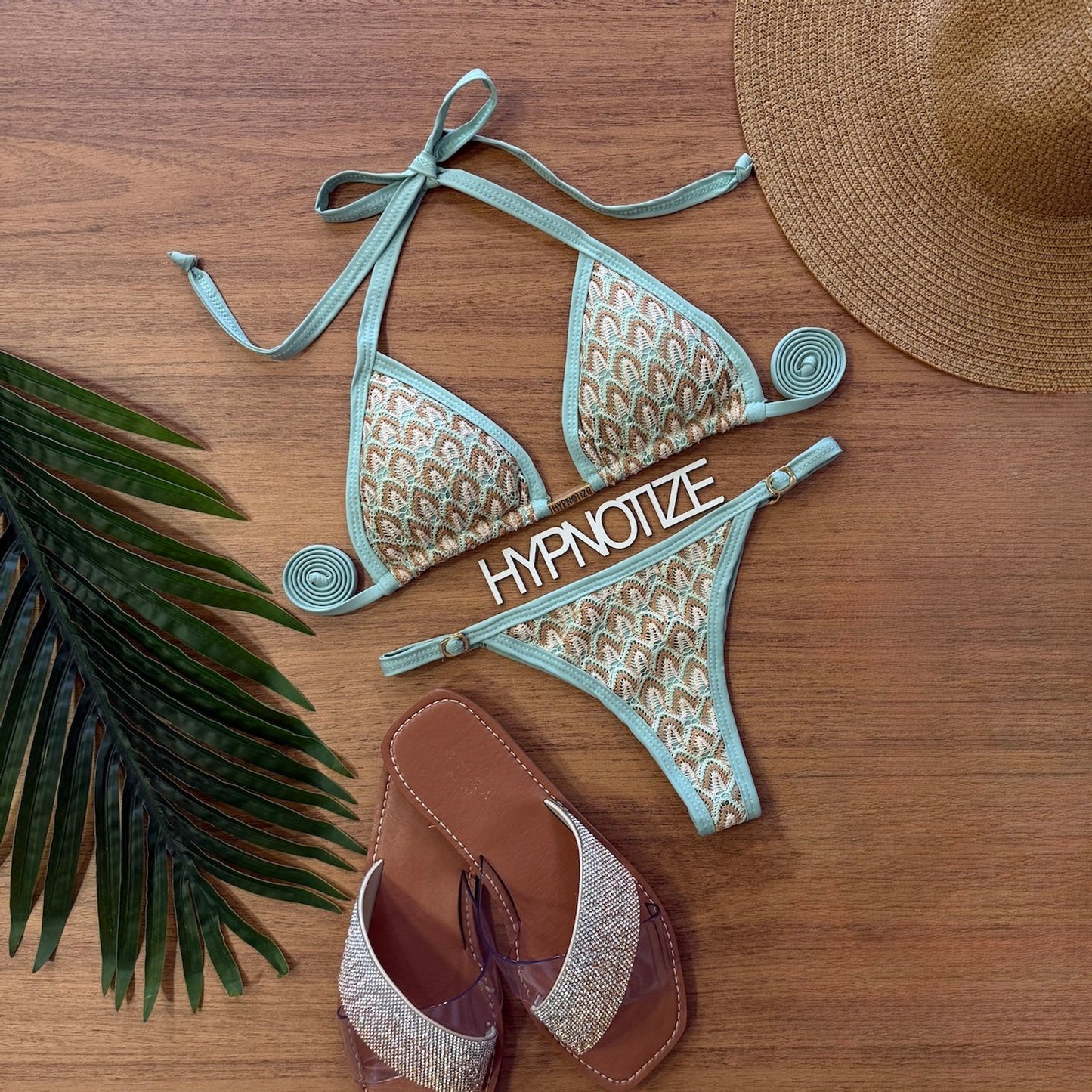BIKINI GIOVANELA - LACE LIGHT GREEN