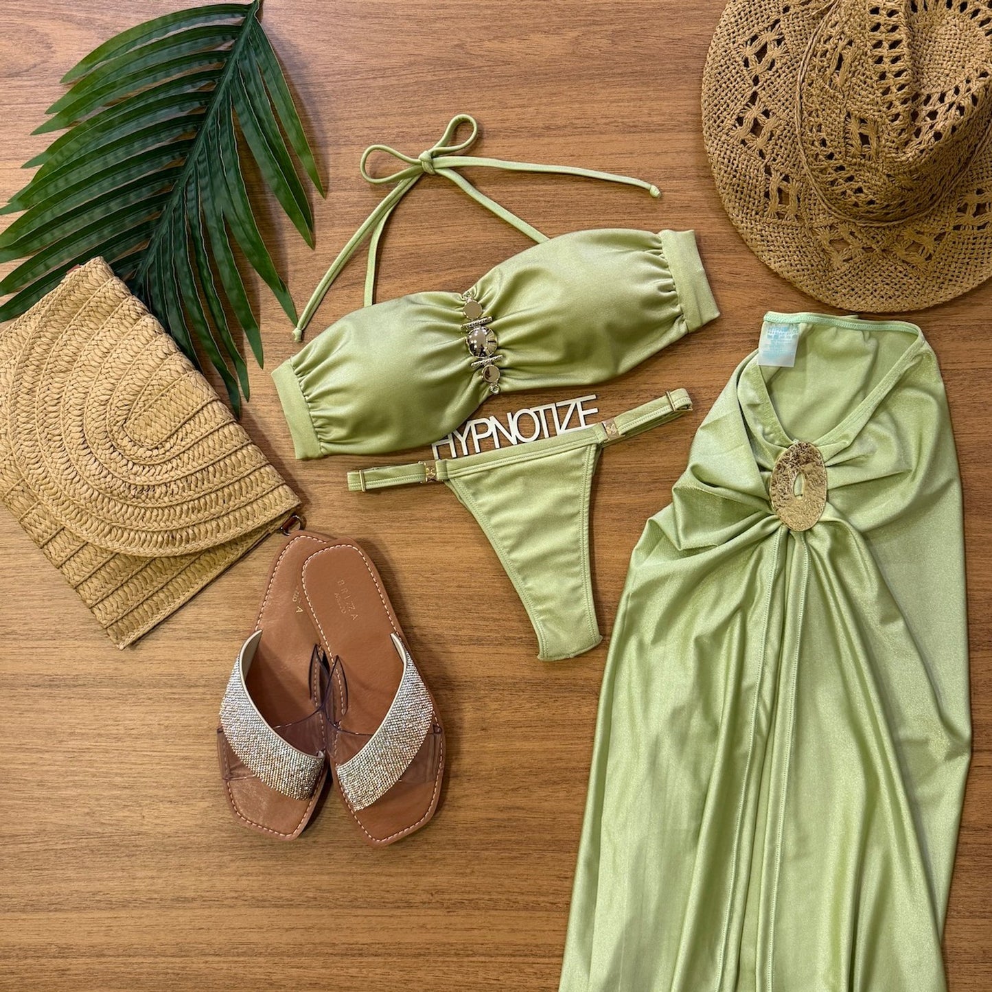 BEACH SKIRT KAVANY - OLIVE