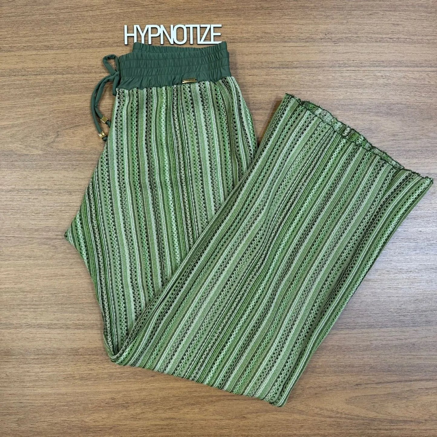 BEACH PANTS - CROCHET CORDOVA MILITARY