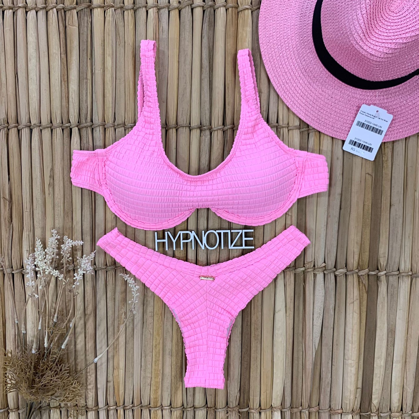 BIKINI KARINE - LATEX PINK