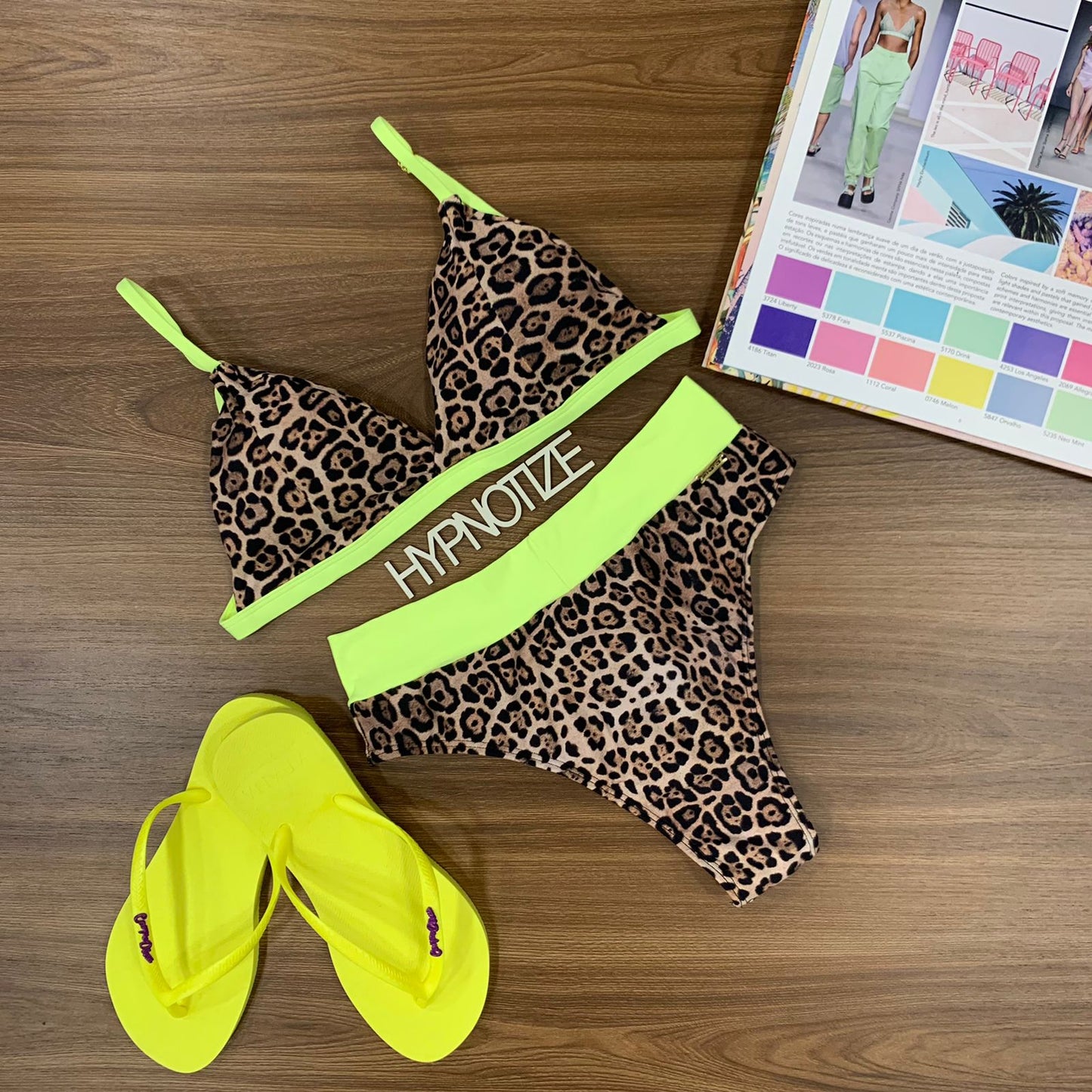BIKINI MARCELA - ANIMAL PRINT/ELETRIC