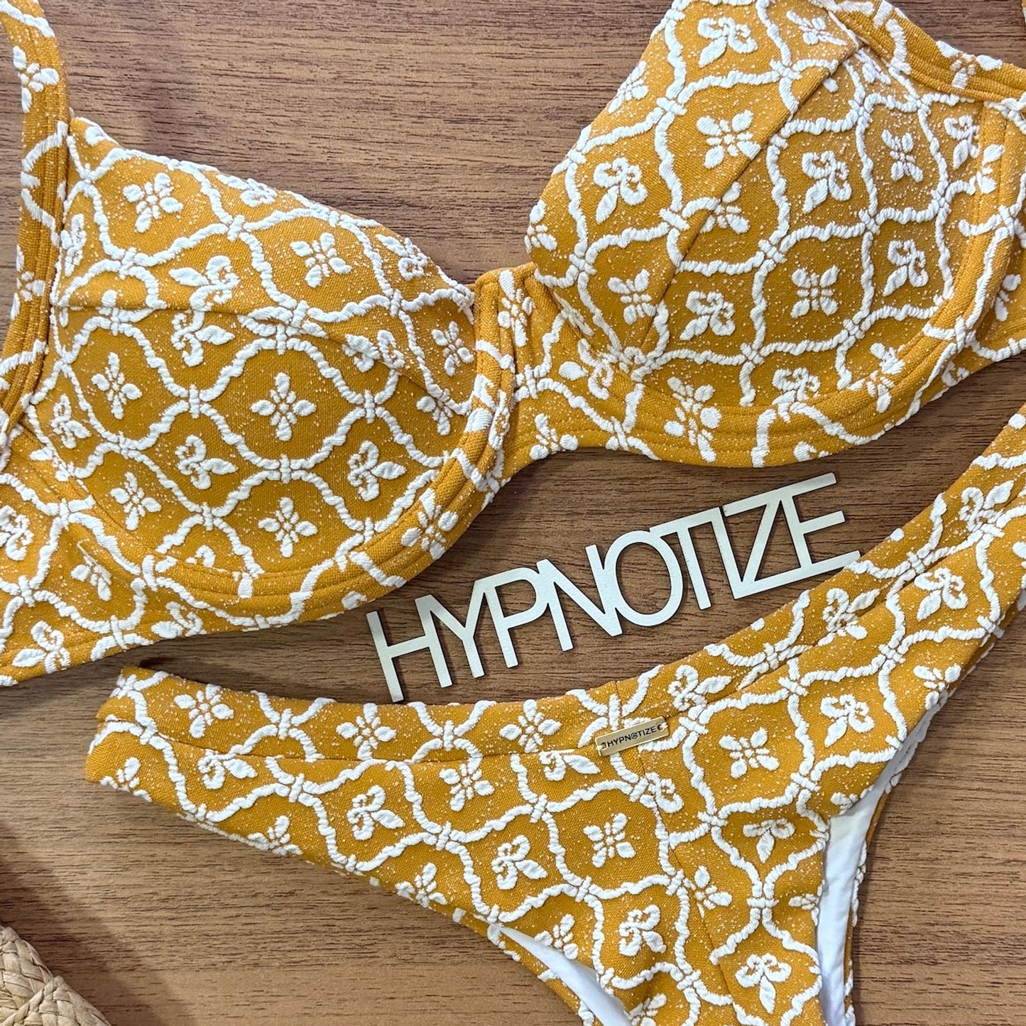 BIKINI CATIELE - JACQUARD LIS KOMBUCHA