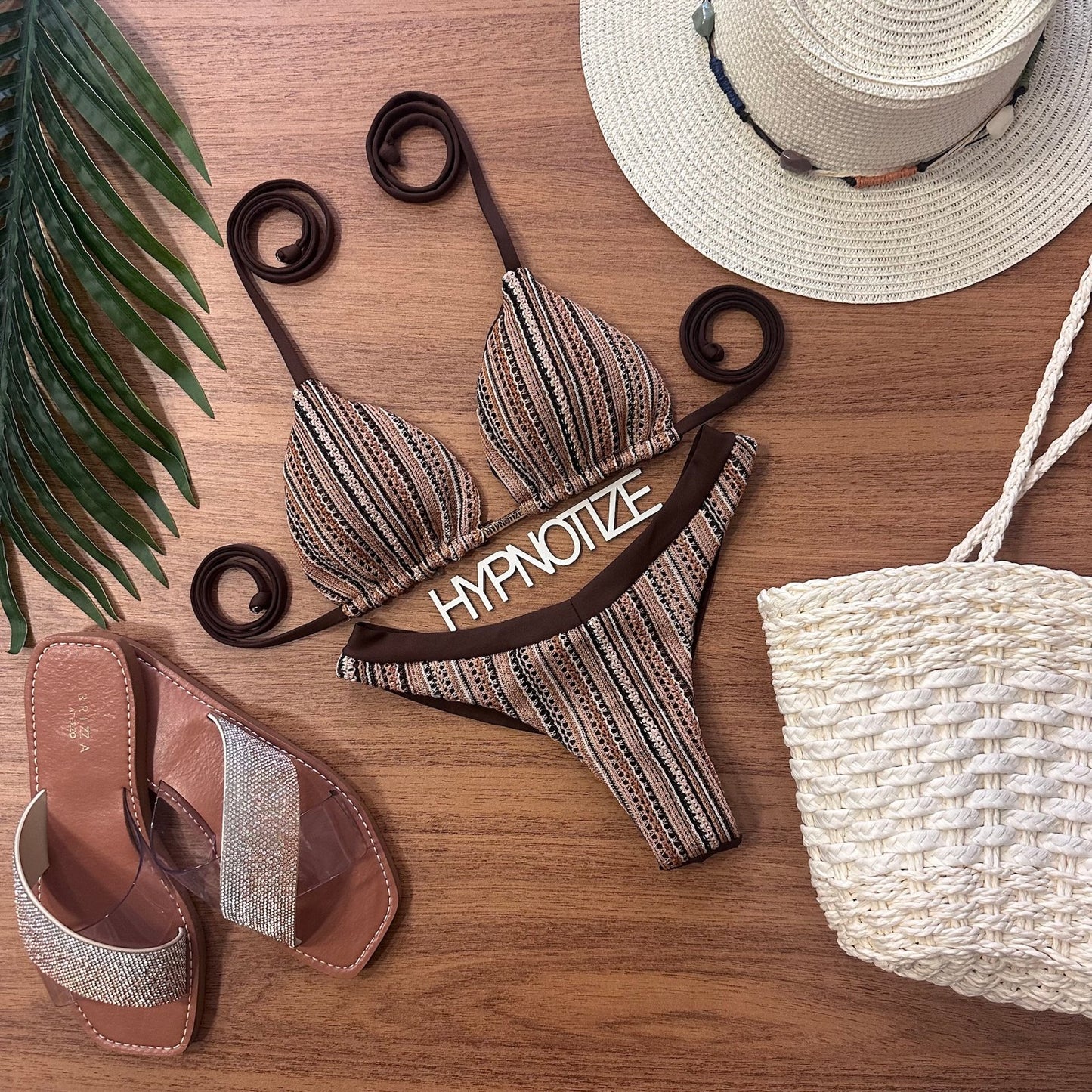 BIKINI ANDRIELI - CROCHE CARDOVA BROWN