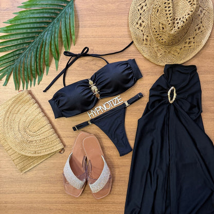 BEACH SKIRT AQUILA - BLACK