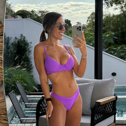 BIKINI CATIELE - PESPONTO GRAPE