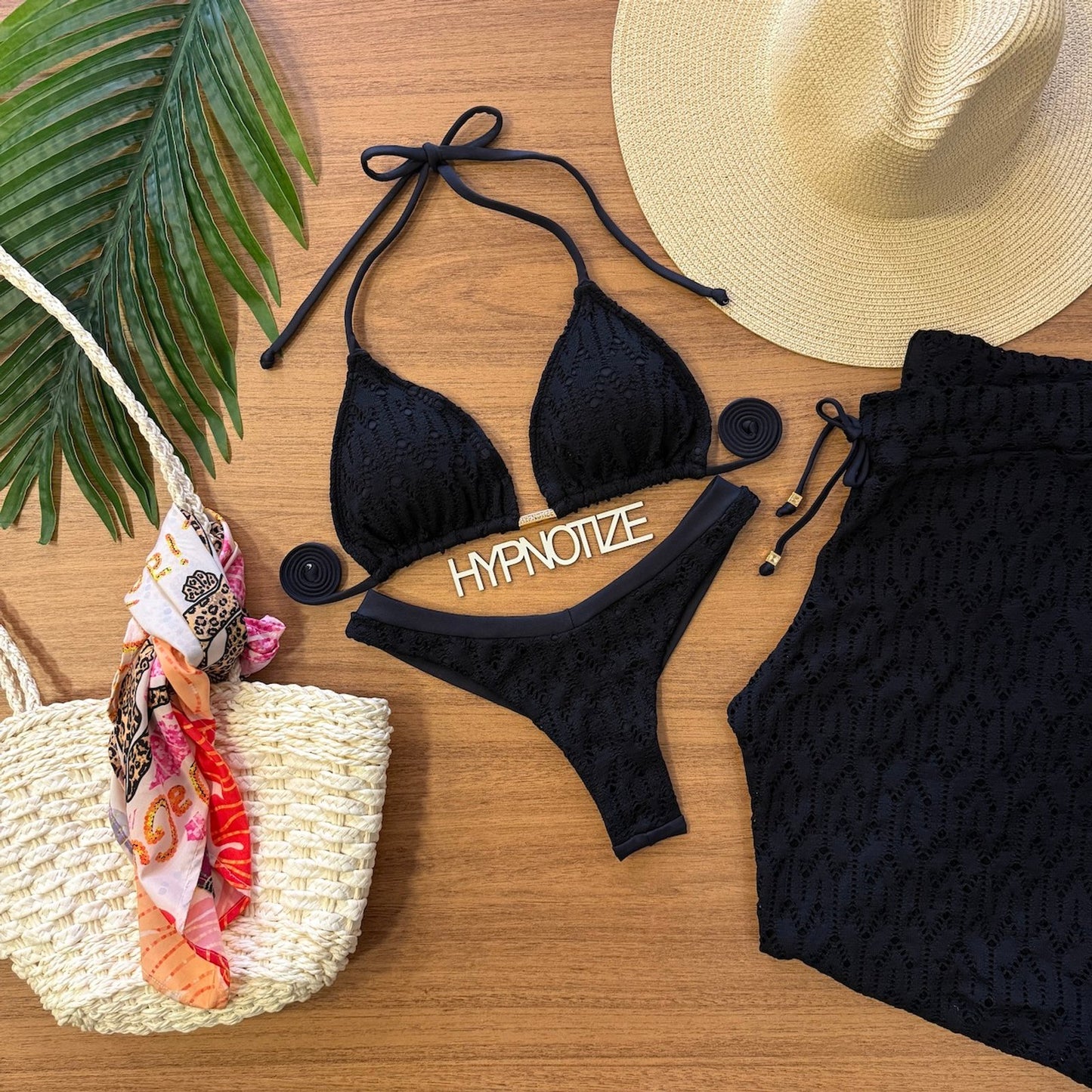 BEACH PANTS TAILANA - GRANI BLACK