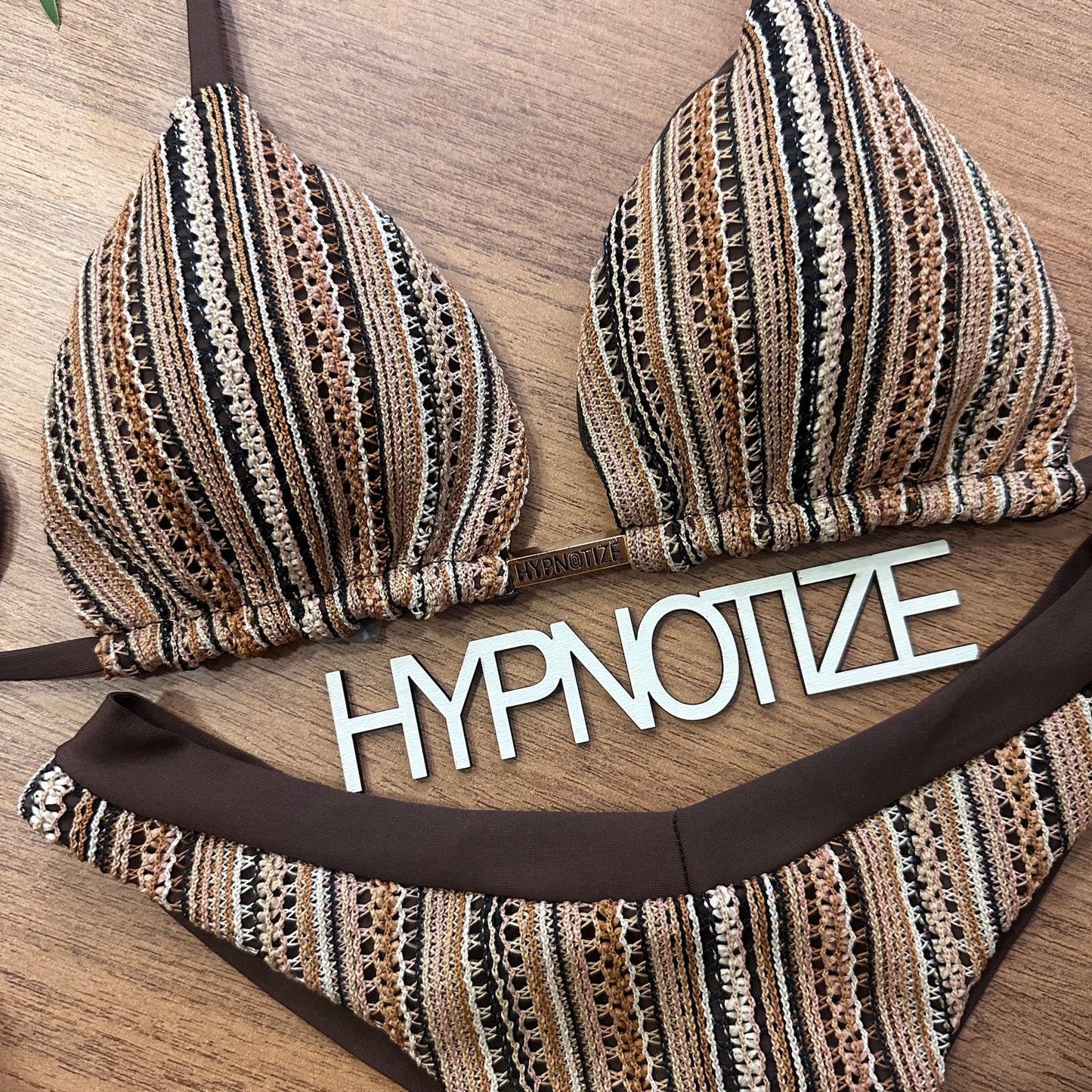 BIKINI ANDRIELI - CROCHE CARDOVA BROWN