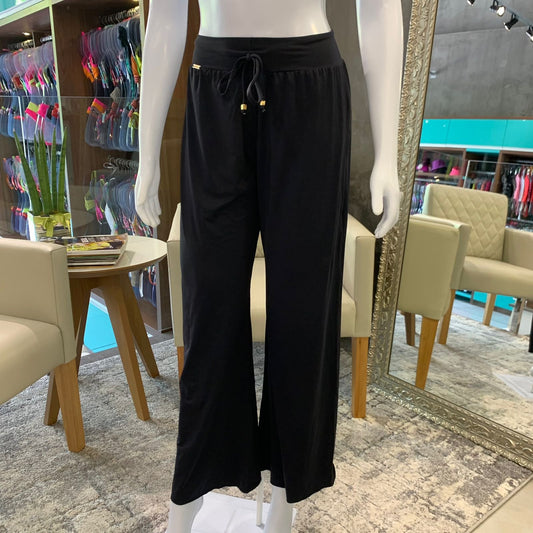 BEACH PANTS TAILANA - BLACK
