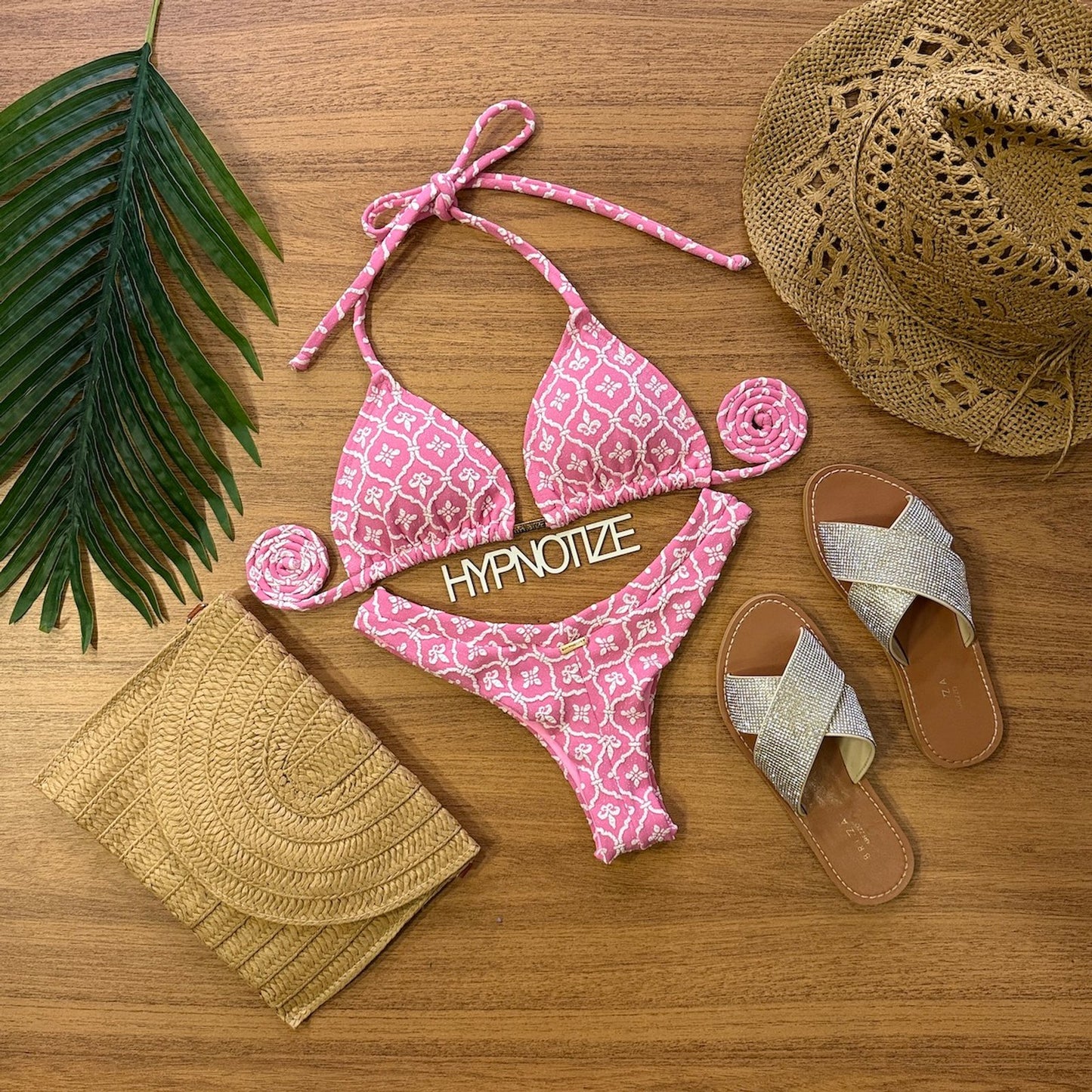 BIKINI ANDREIA - JACQUARD LIS MILKSHAKE