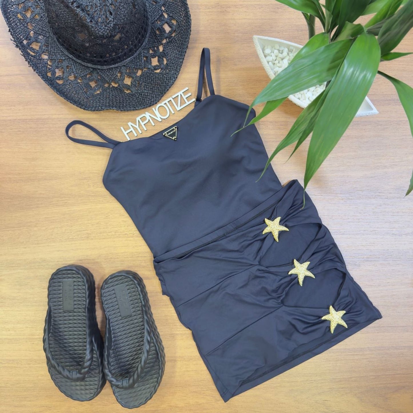 ONE-PIECE KETRIN - BLACK