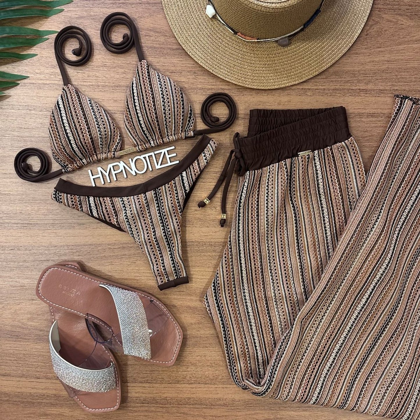 BIKINI ANDRIELI - CROCHE CARDOVA BROWN