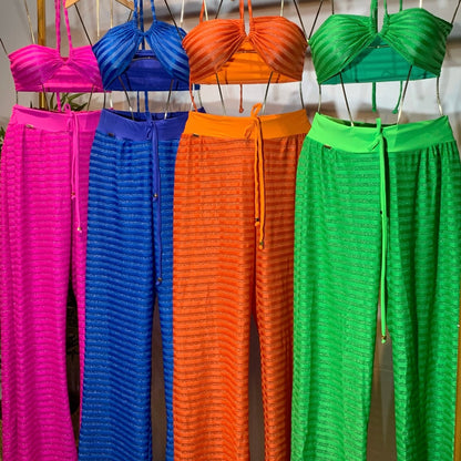BEACH PANTS TAILANA - BLUE