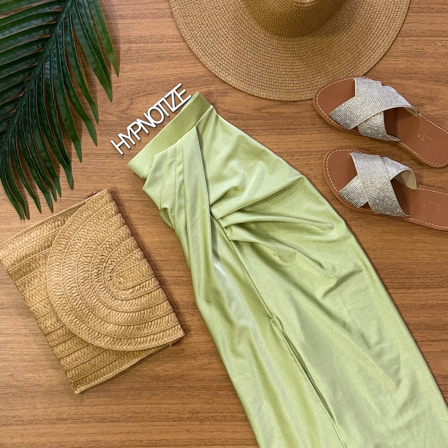 BEACH SKIRT RAFAELY - OLIVE