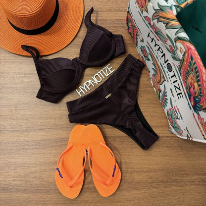 BIKINI MIKAELA - DARK BROWN
