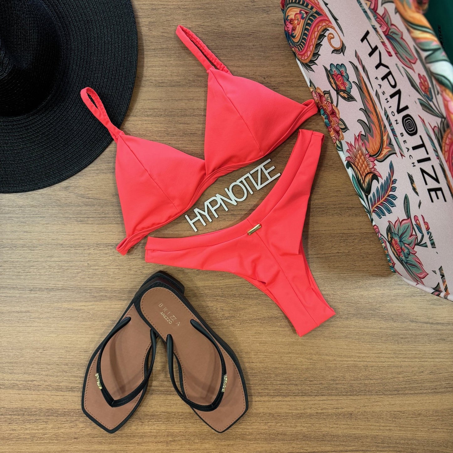 BIKINI POLIANA - CORAL NEON