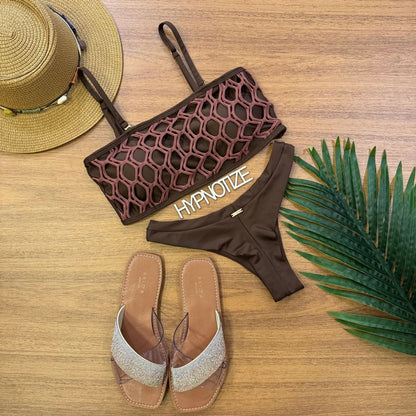 BIKINI INDIOLA - COGNAC