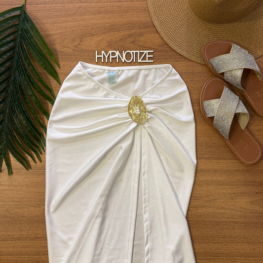 BEACH SKIRT KAVANY - WHITE