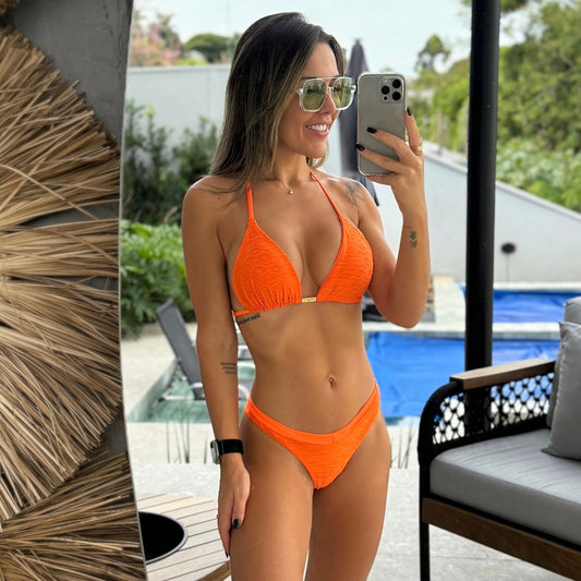 BIKINI ANDRIELI - BRODERI ORANGE