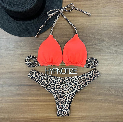 BIKINI ANDRIELI - ANIMAL PRINT NEON