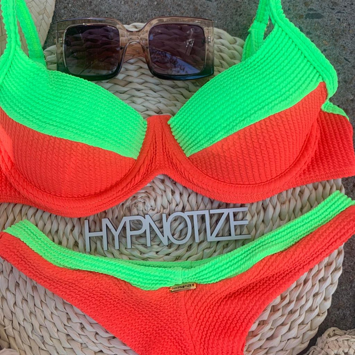 BIKINI CATIELE - ACID/CORAL