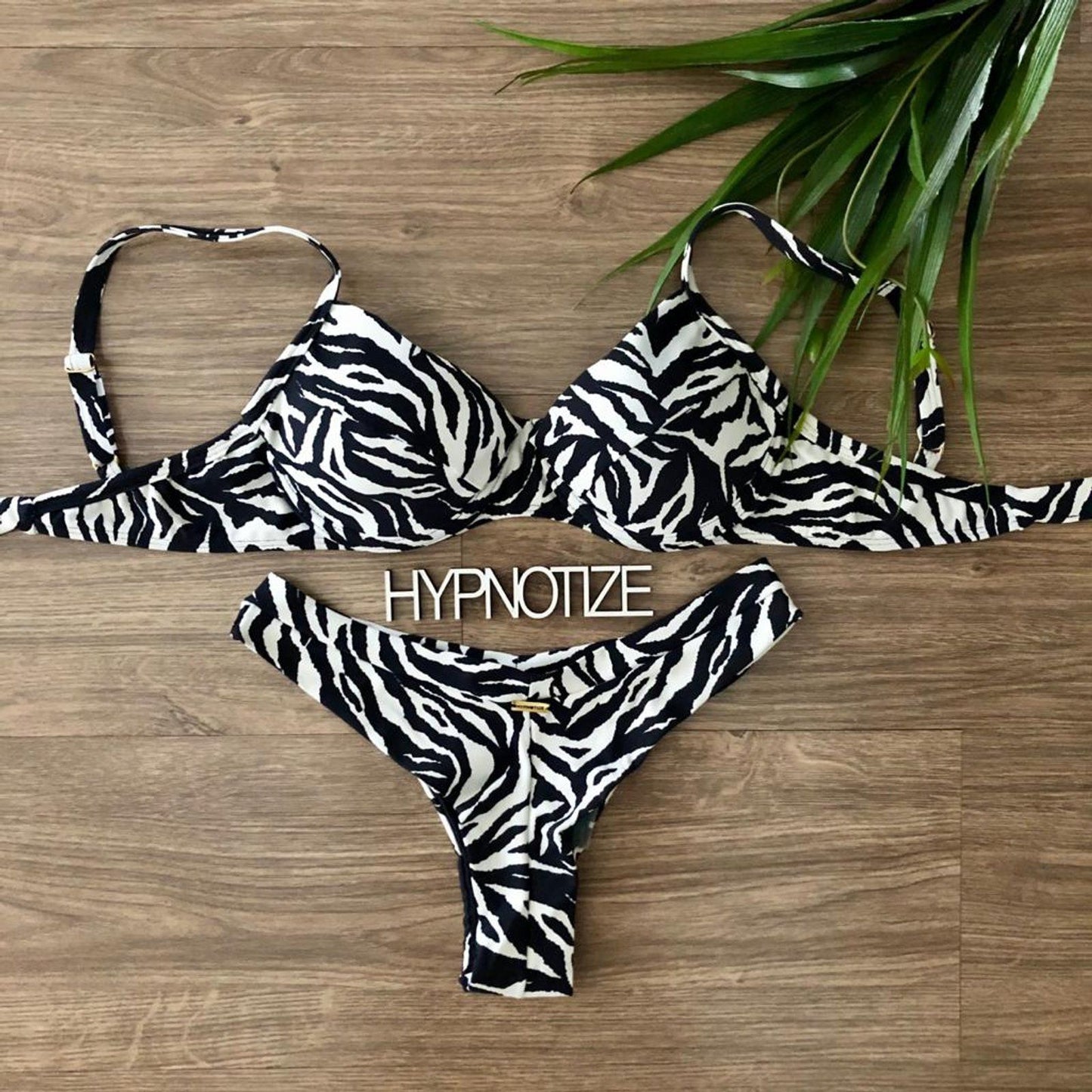 BIKINI CATIELE - BLACK ZEBRA