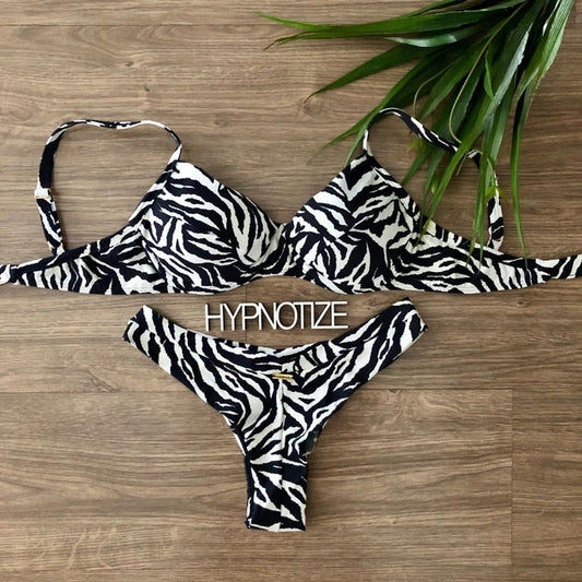 BIKINI CATIELE - BLACK ZEBRA