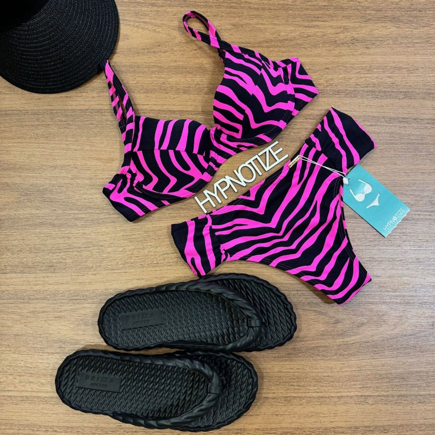 BIKINI CLAUDIA - ZEBRA PINK