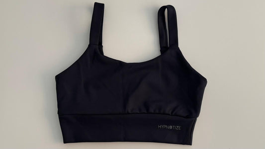 SPORTS BRA - LUREX BLACK