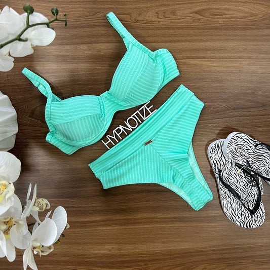 BIKINI MIKAELA - SANTORINI LIGHT GREEN