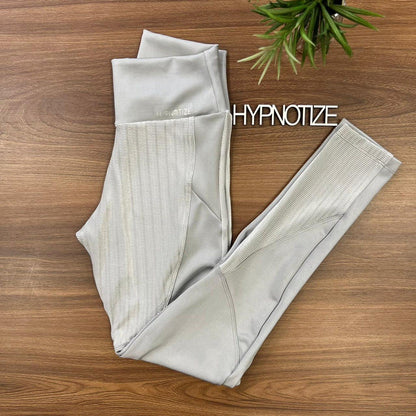 SPORTS BRA + LEGGING - LUREX SILVER