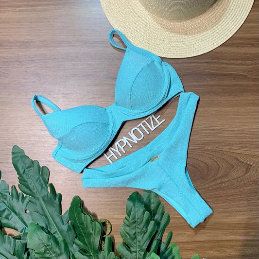 BIKINI CATIELE -  LUREX BLUE BERTIE