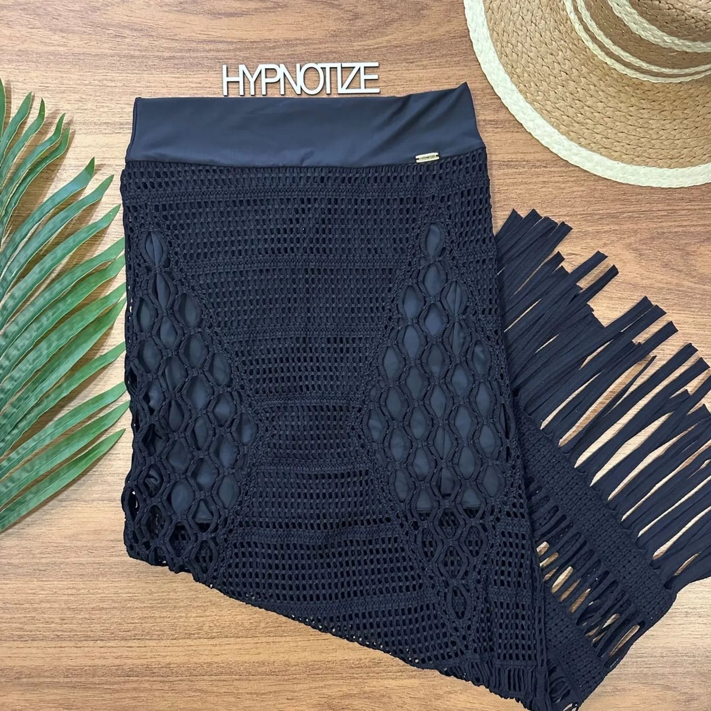 BEACH SKIRT DATIELE - BLACK