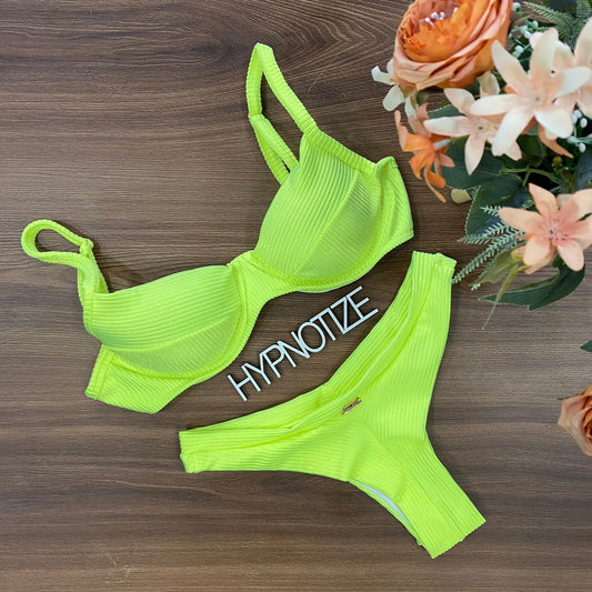 BIKINI CATIELE - LUREX CANELADO ELETRIC